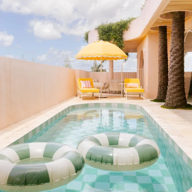 This warm creative property was painted in Murobond cement paint.
Cement paint is made from natural mineral ingredients so is environmentally friendly as well as being formulated to show the soft aged look over time.
Cement paint will never look too neat and shiny like conventional paints